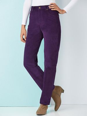 women's fine wale corduroy pants