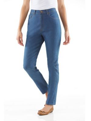 elastic jeans for ladies