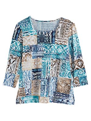 alfred dunner banded bottom tops