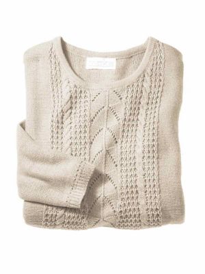 pointelle sweater
