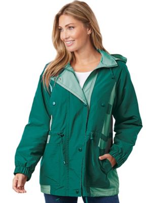 women's raincoat with zip out lining