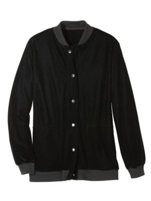 velour coats women's