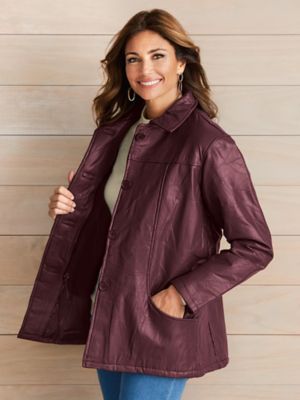 women's coat with zip out lining