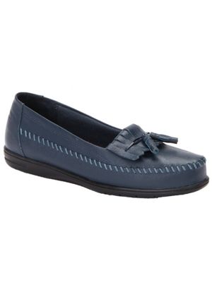 dr scholl's leather tassel loafers