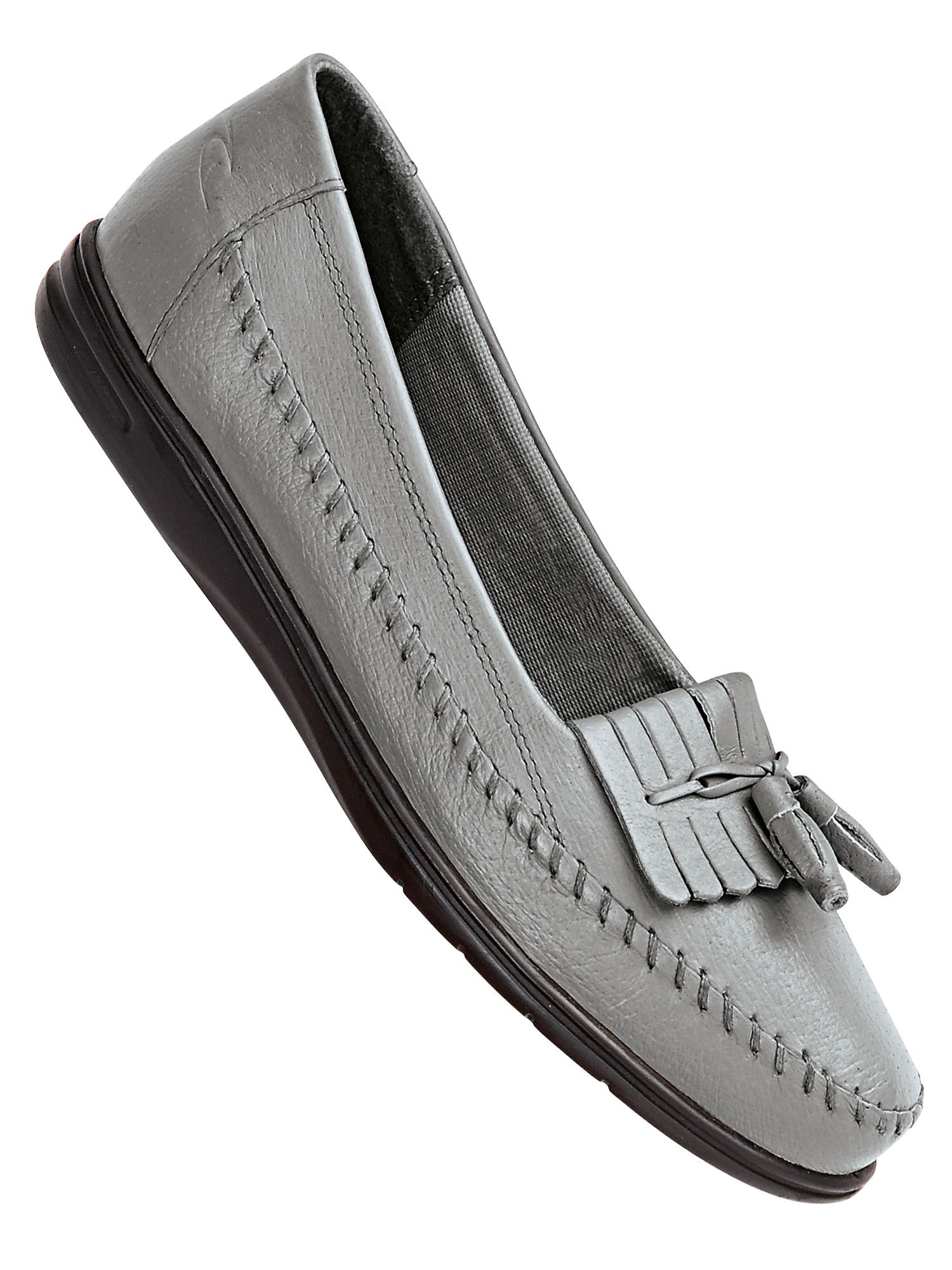 Haband Women S Dr Scholl S Leather Kiltie Tassel Loafers