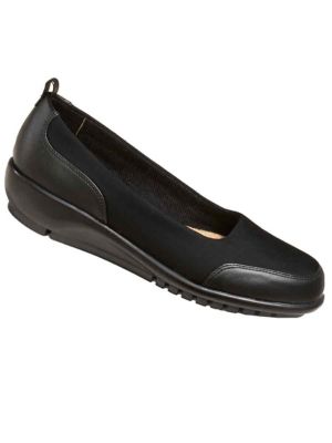 dr scholl's stretch fabric loafers
