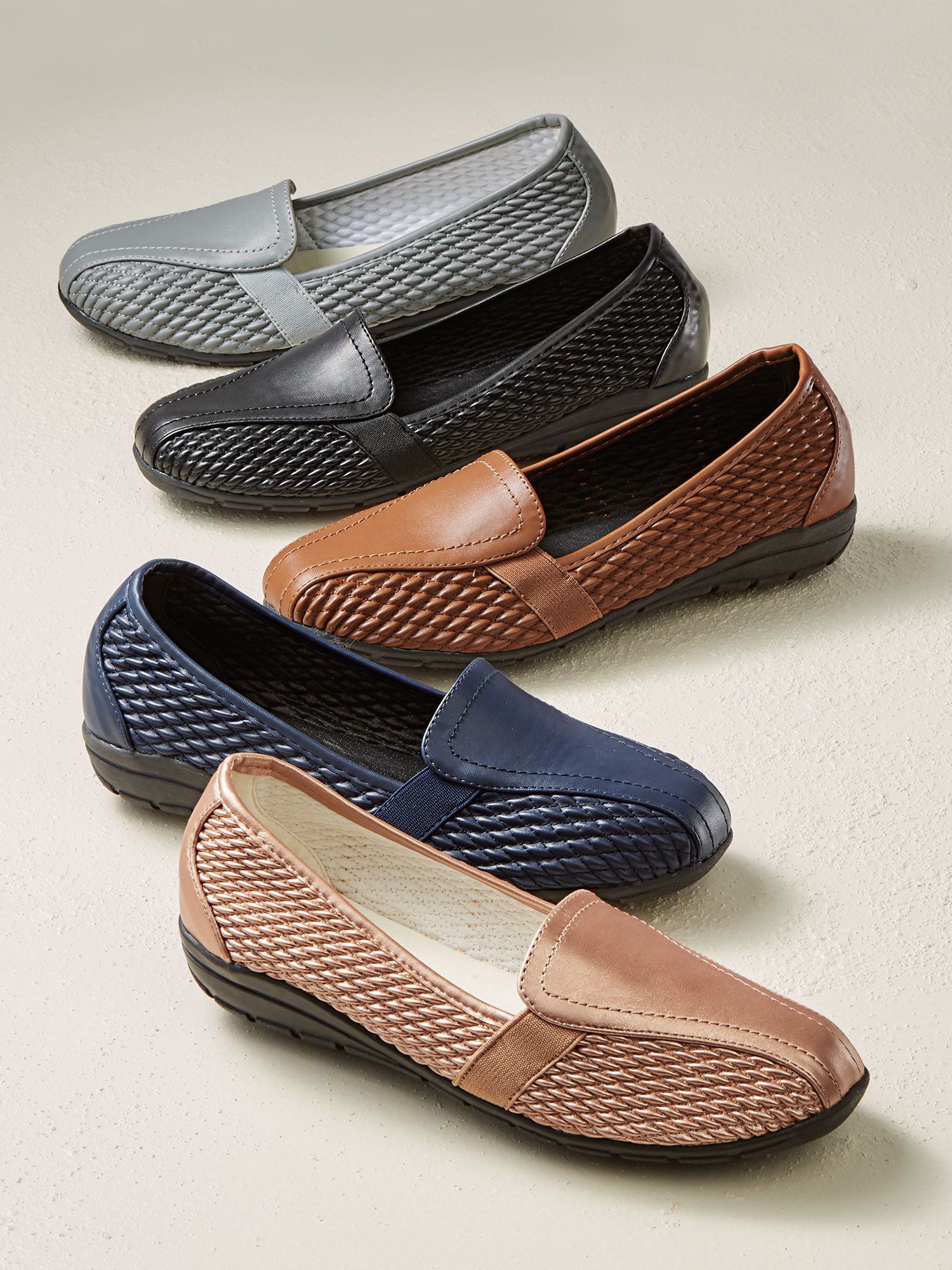 Haband Comfort Well By Beacon Stretch N Form Loafers