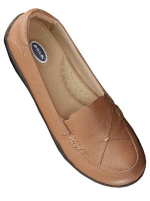 dr scholl's breezeway leather loafers
