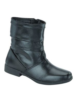 leather slouch boots