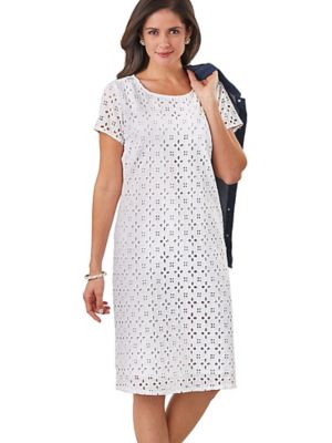 cotton shift dress