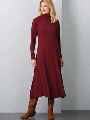 women's a line midi dress