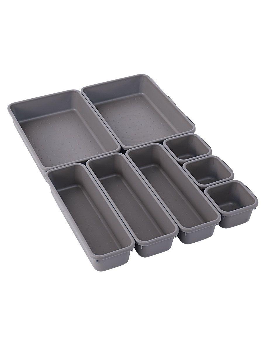 Haband Interlocking Drawer Organizers Set Of 8