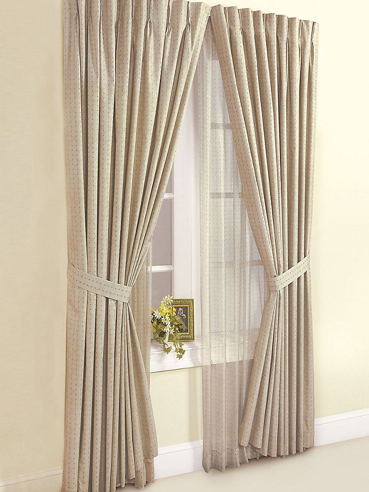 Haband Chelsea Pinch Pleat Thermal Drape Set