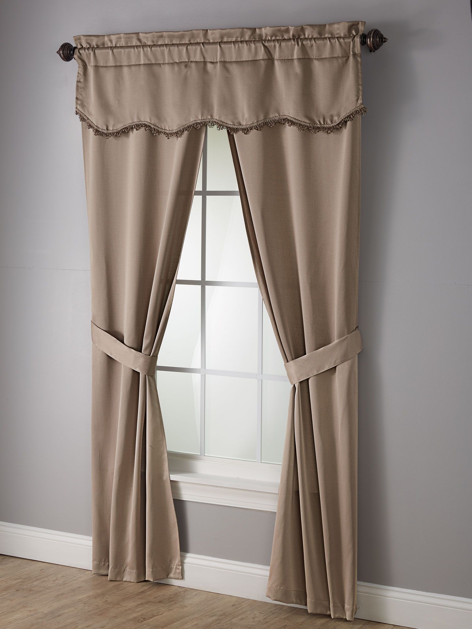 Haband Burlington Room Darkening Curtains 5 Pc Set