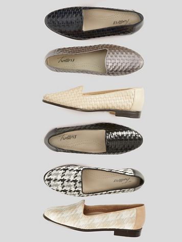 Liz Leather Woven Loafers by Trotters® - Image 1 of 14