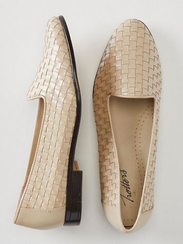 Liz Leather Woven Loafers by Trotters®