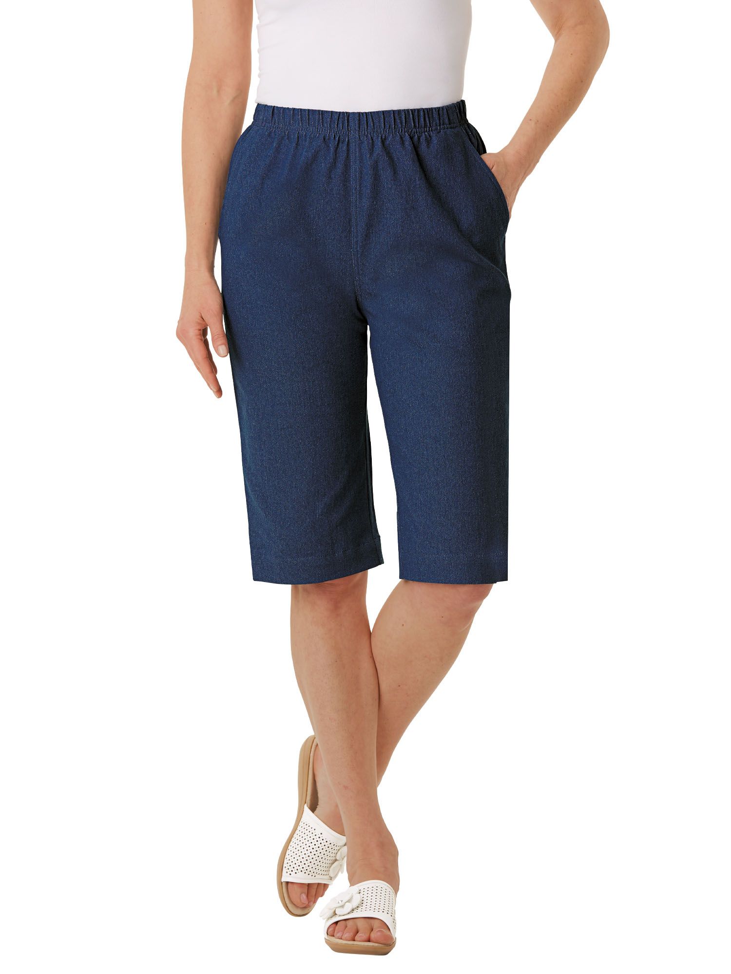 Haband Women's Modern-Fit No-Fuss Stretch Shorts