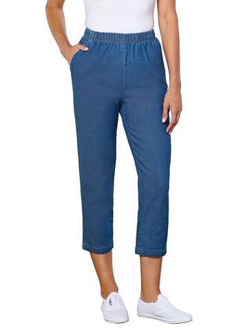Haband Women's Modern-Fit No-Fuss Stretch Capris - Image 1 of 6