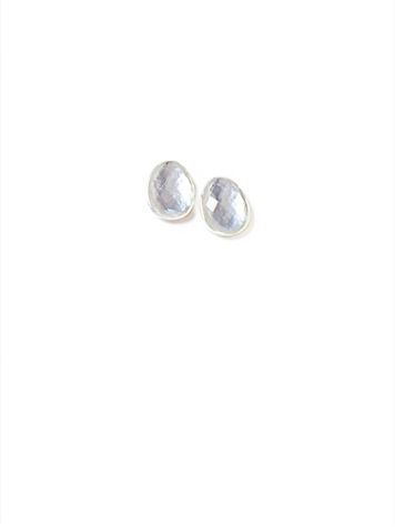 Multi Row Quartz Pierced Earrings - Image 2 of 2