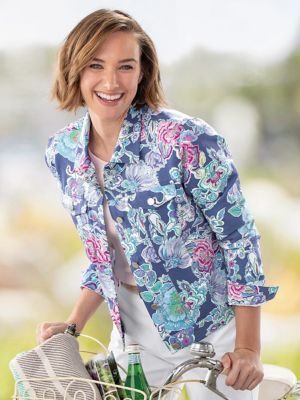 floral summer jacket