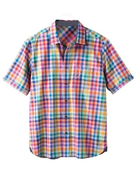 Men's Bright Check Shirt - casual shirt | Norm Thompson