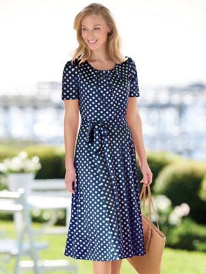 polka dot frock designs