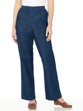 Alfred Dunner Denim and Twill Jeans