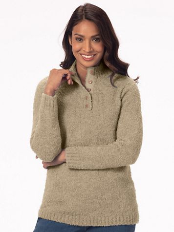 Cuddle Boucle Pullover Sweater - Image 1 of 9