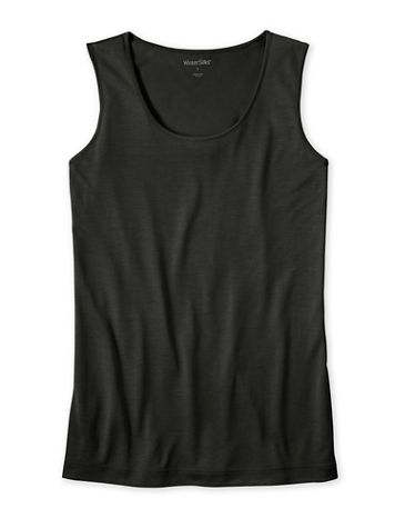 Ladies' Scoop Tank in Lightweight Washable Silk - Image 1 of 1