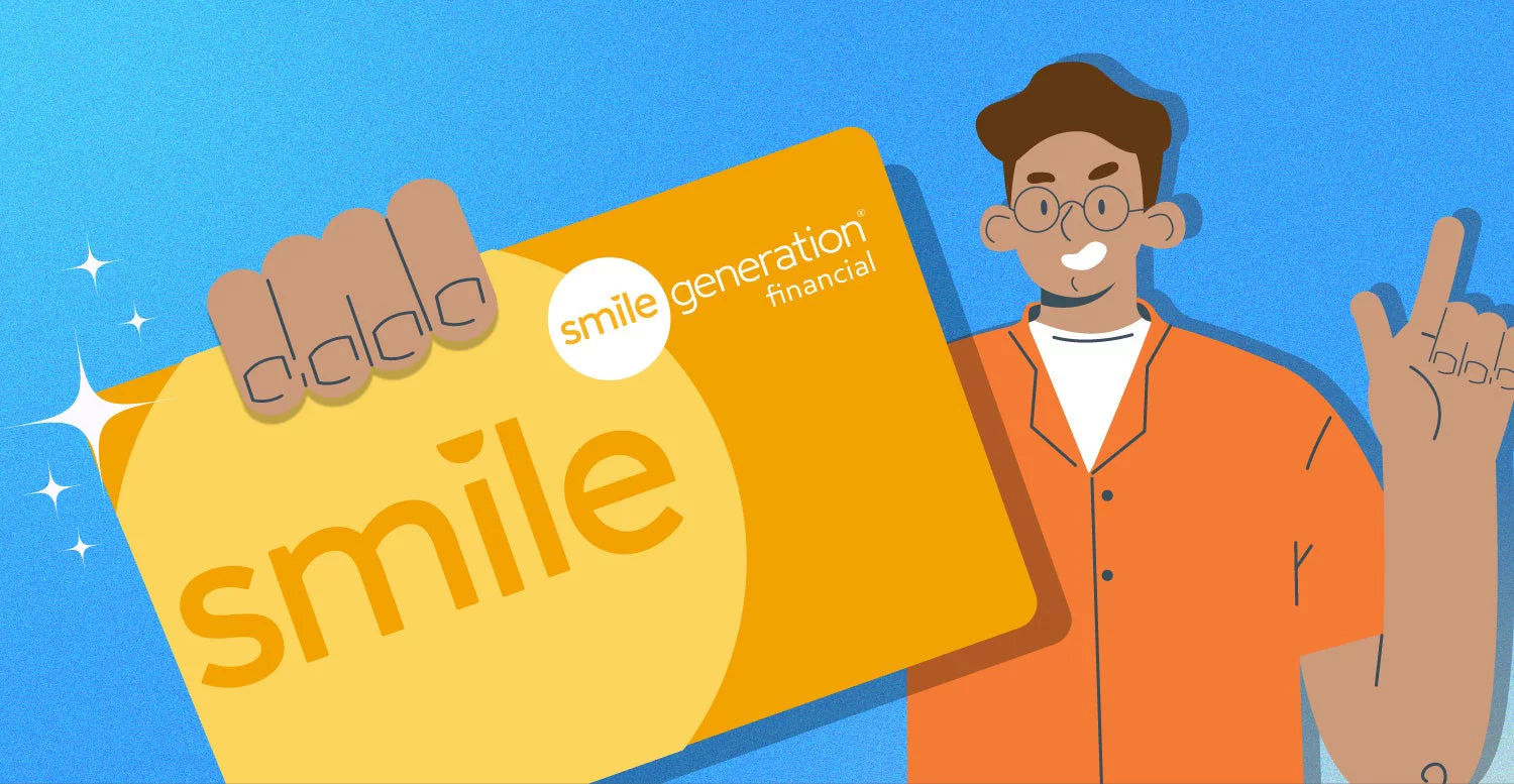 Man holding a SGDP financial card