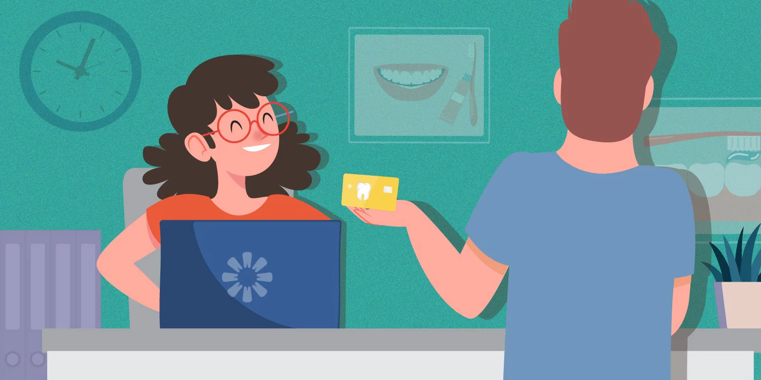 Man paying with a credit card