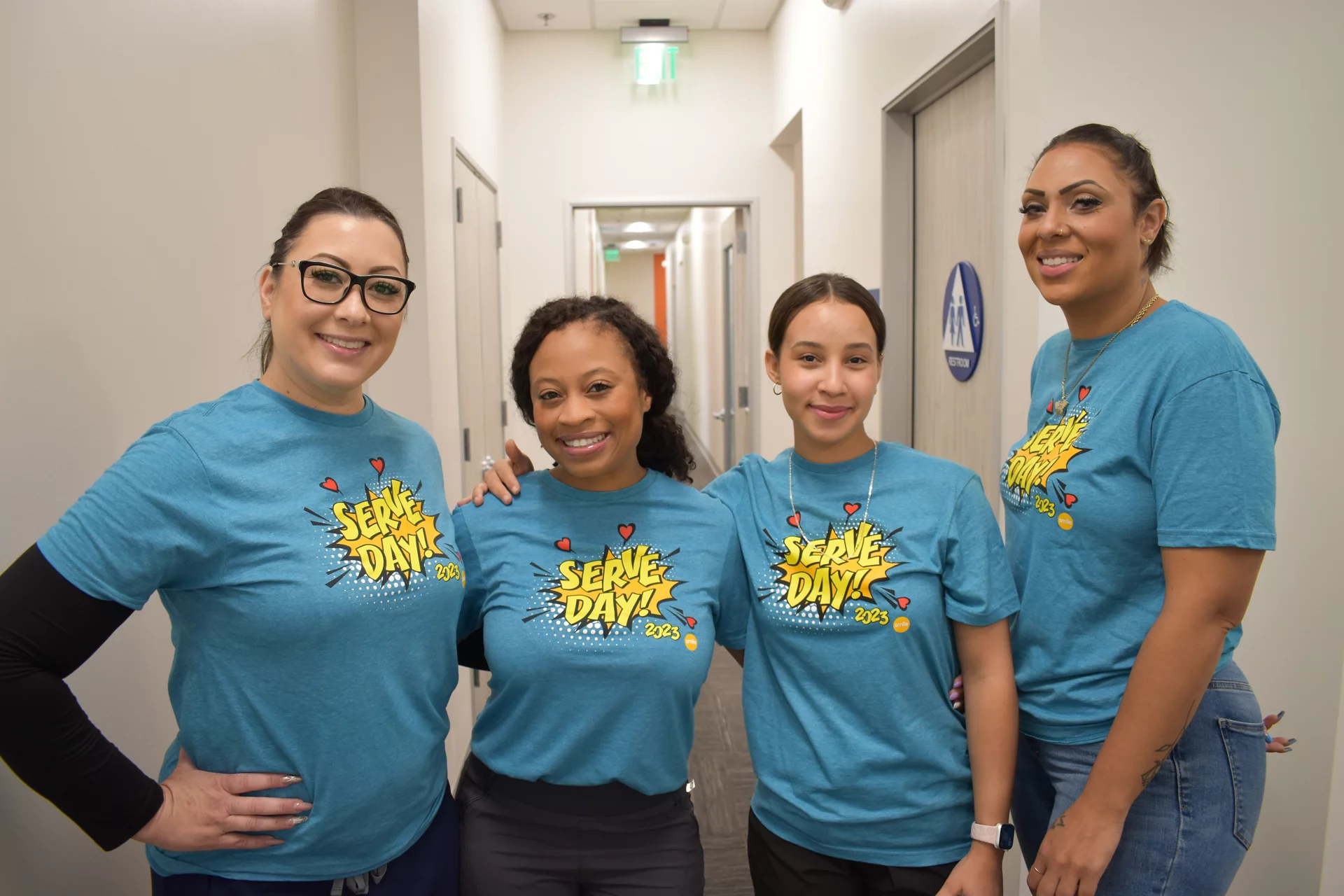 Photo of a group volunteering during Serve Day