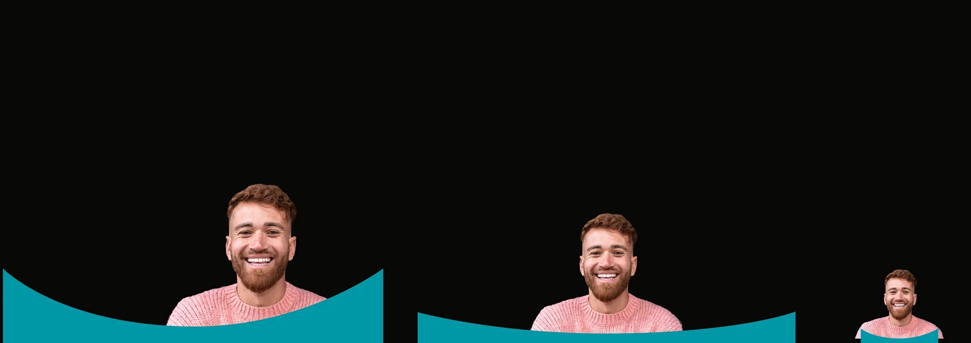 Man with beard smiling