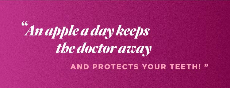 an apple a day keeps the doctor away