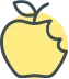 apple with bite