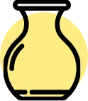 yellow vase