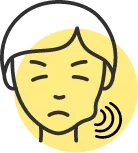 female under pain because of toothache