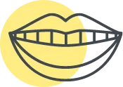 icon of a smiling mouth