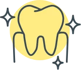 Sparkly tooth and gums