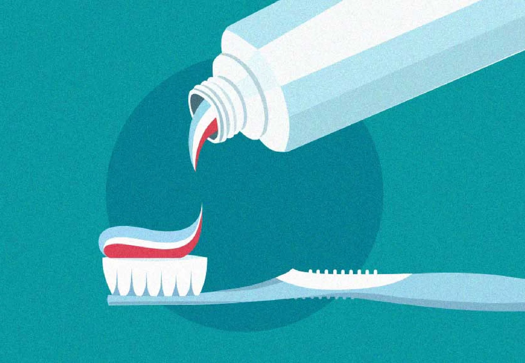 toothbrush and toothpaste
