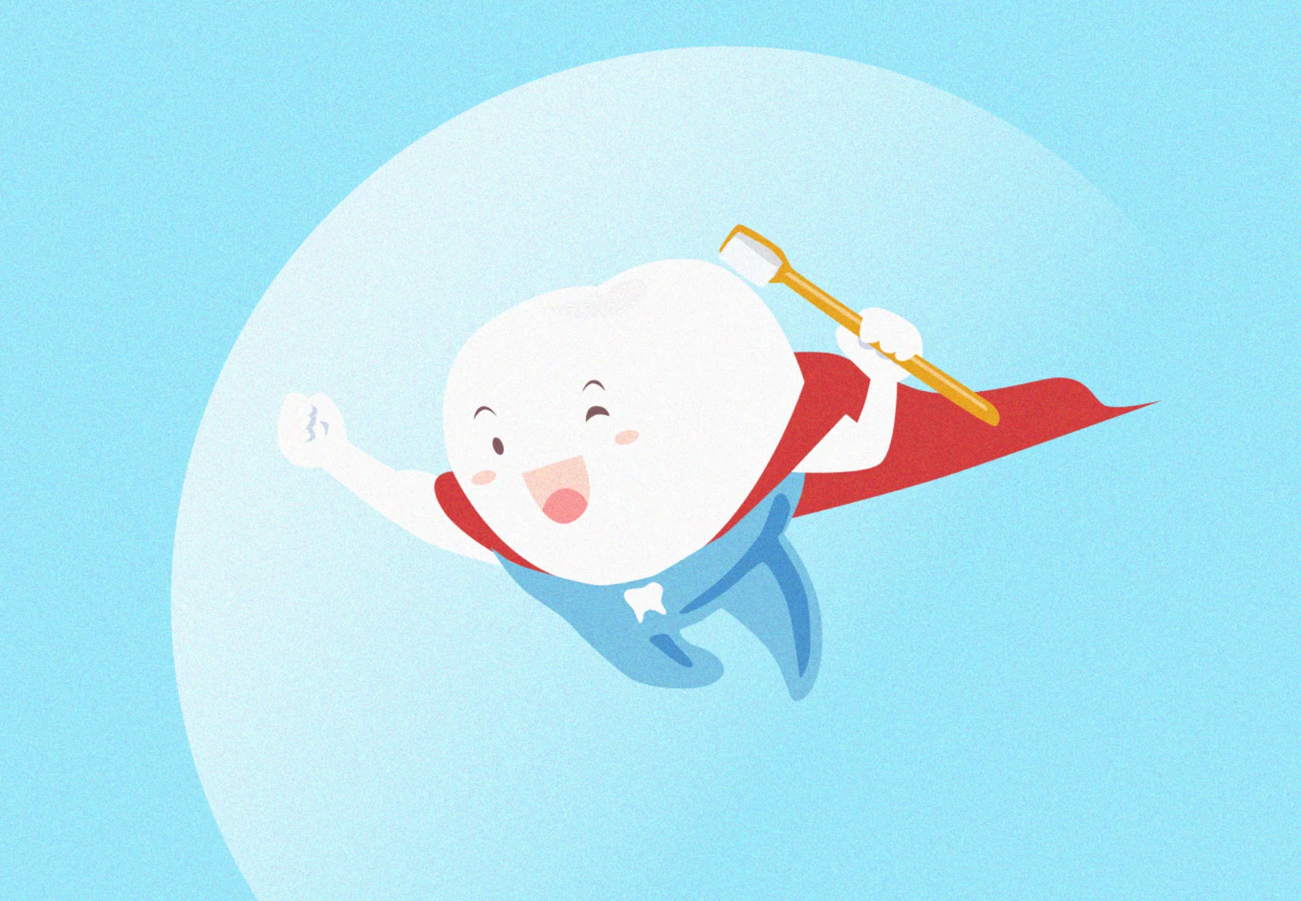 flying tooth superhero