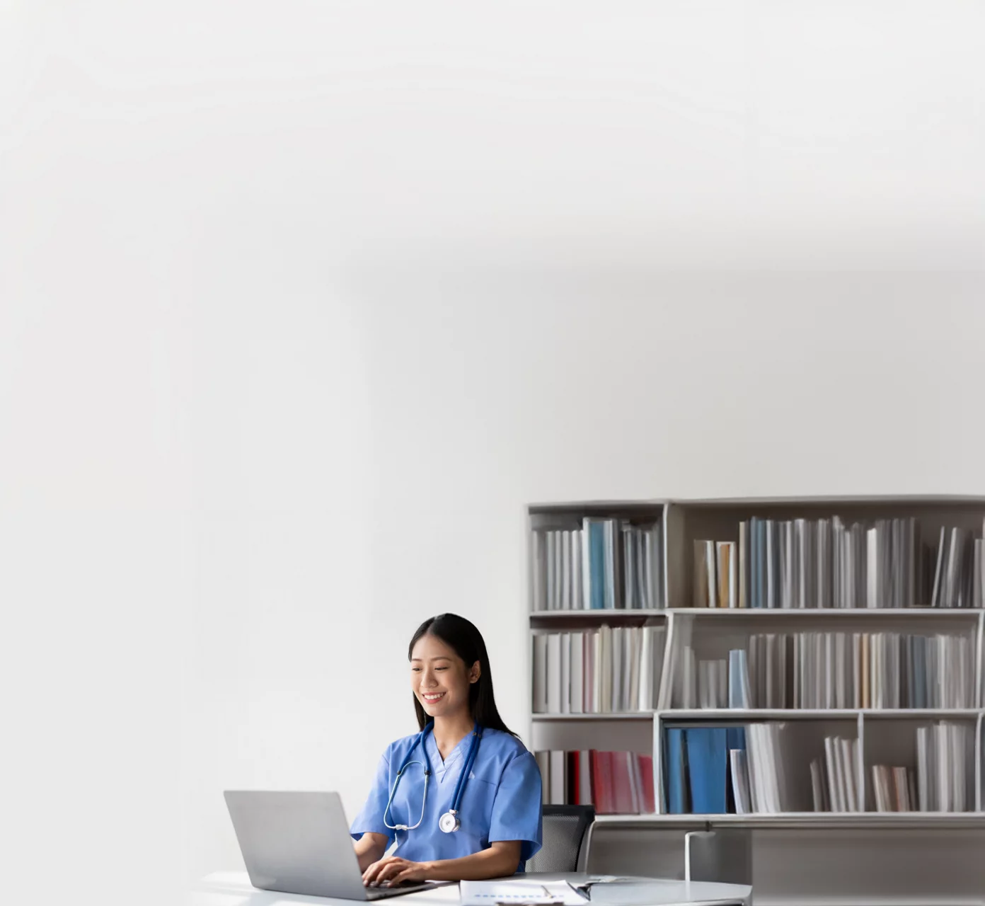 Doctor with laptop