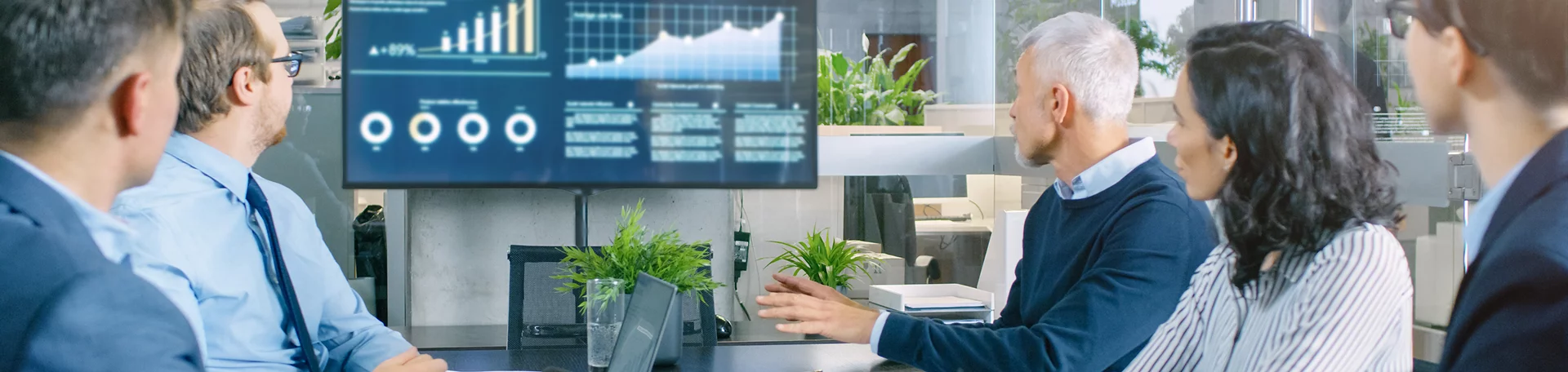 Office staff in meeting