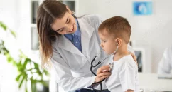 Kid with doctor