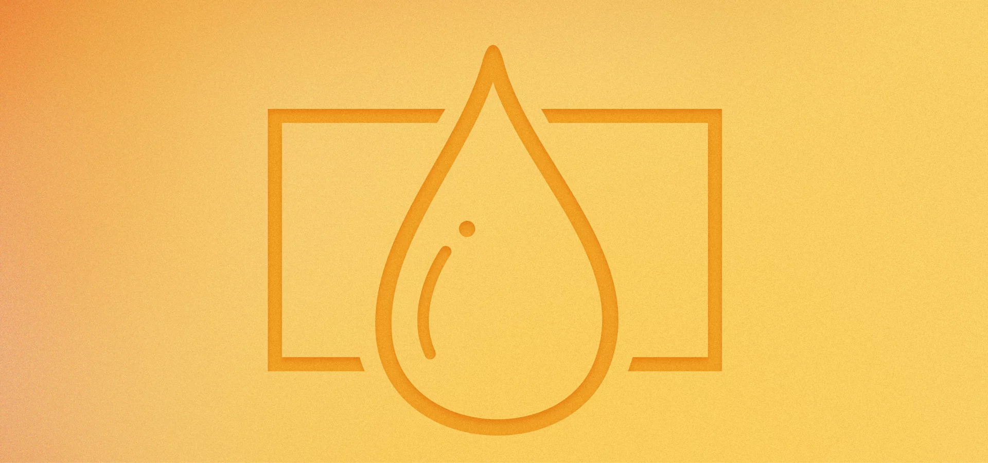 Diabetes Salivary Drop on Yellow Background