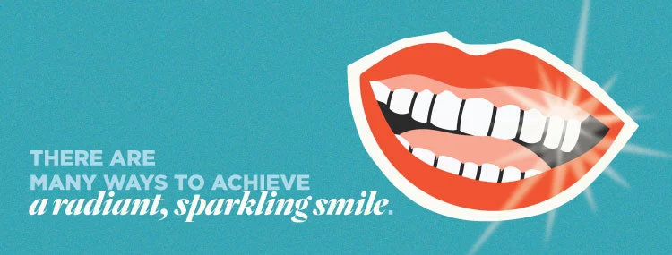 There are many ways to achieve a radiant, sparkling smile with an open sparkly mouth