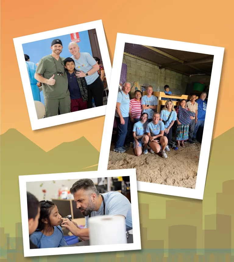 photos of people volunteering