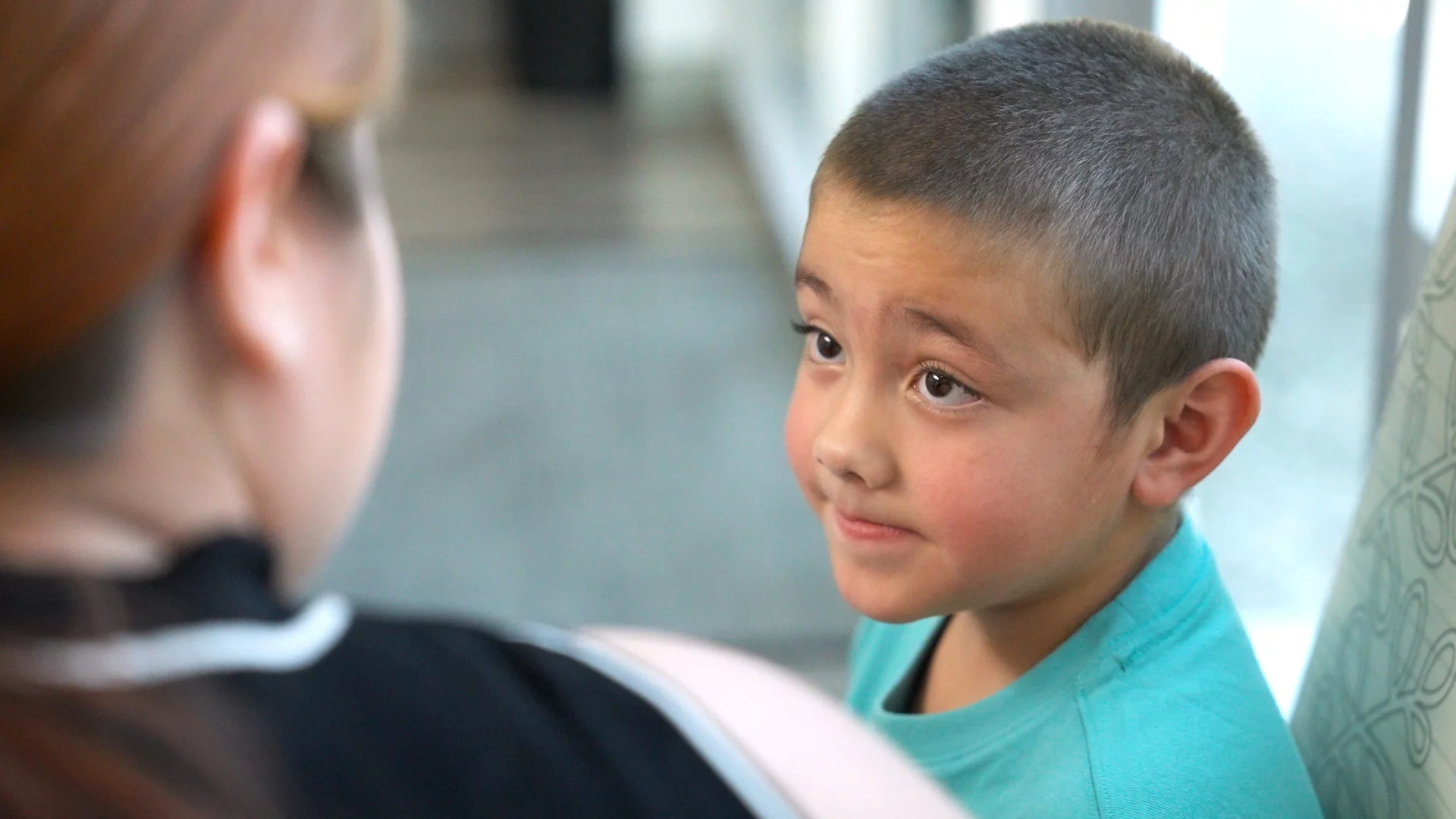 Small boy with smile