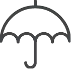 black and white umbrella