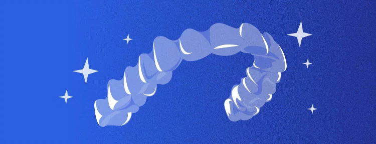 sparkly clear aligner